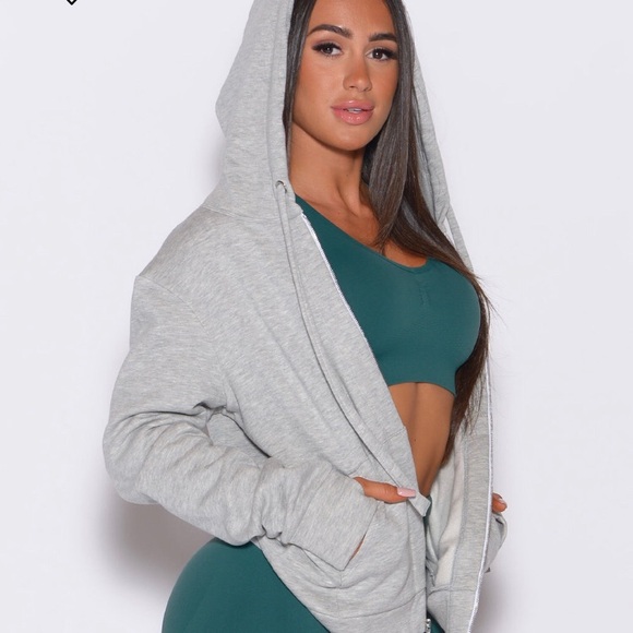 Bombshell Sportswear Oversized Hoodie (Heather Gray) - Picture 5 of 9
